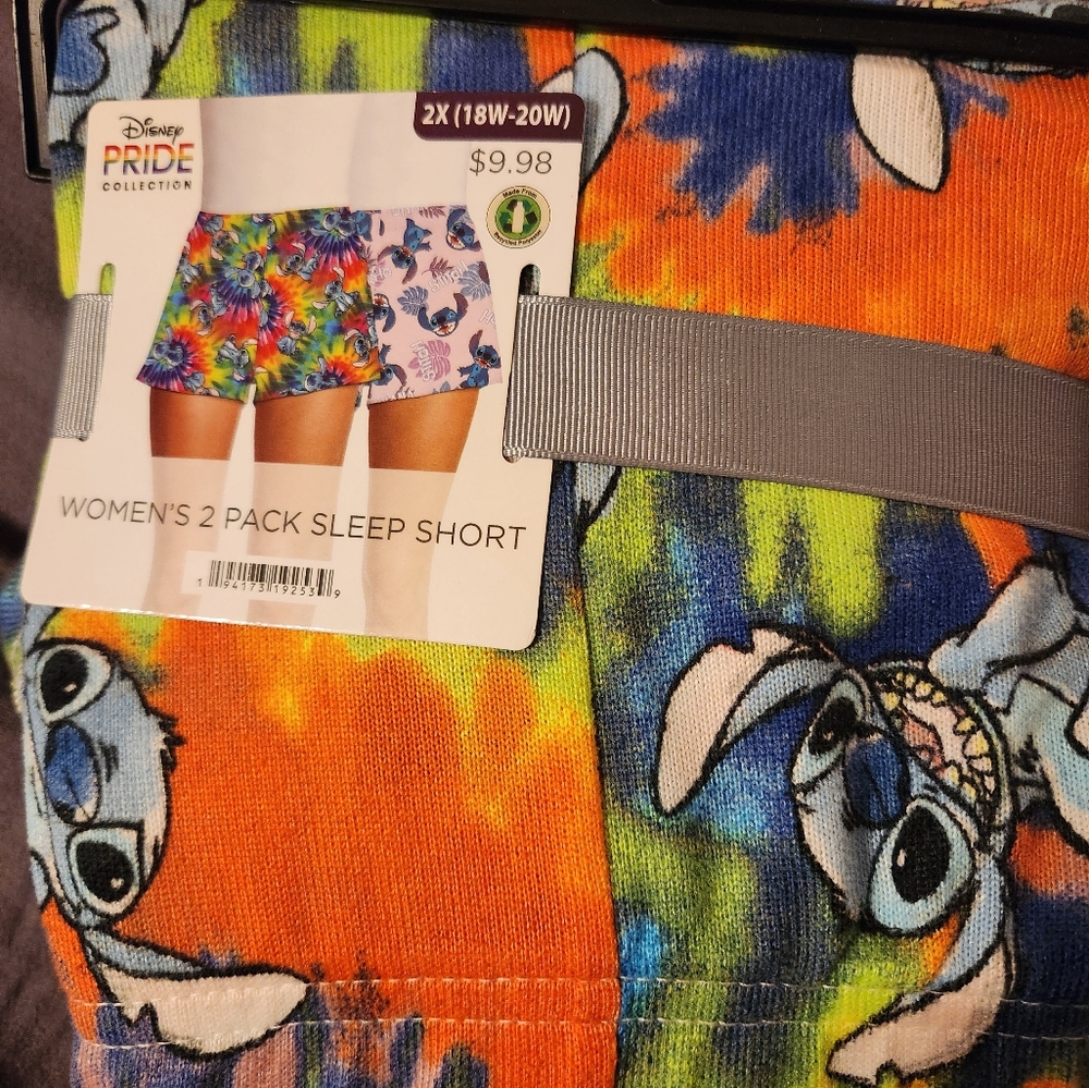 Womens 2 pack sleep short 2x
